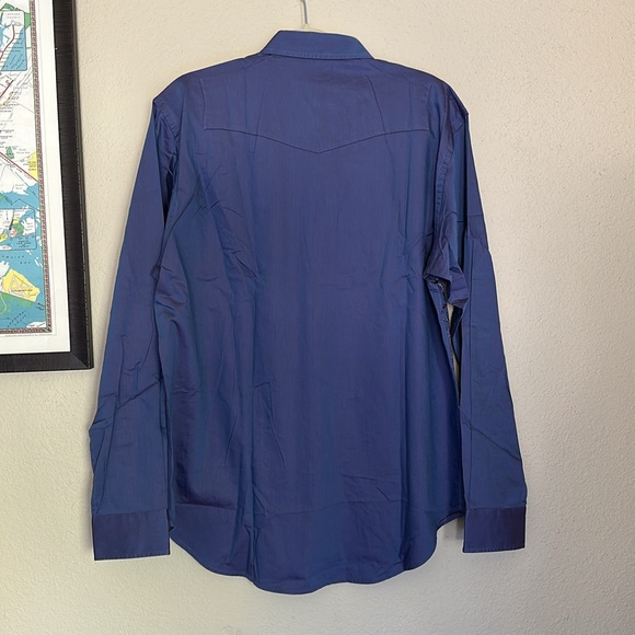 Opalesque Robert Graham Embroidered Button-Down Shirt Size Large, Men’s - Picture 6 of 7